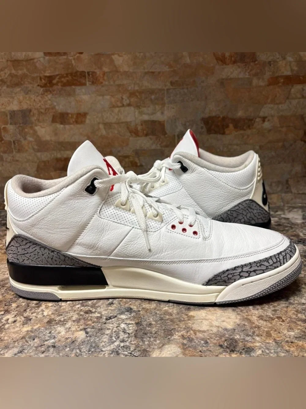 Nike Air Jordan Retro 3 White Cement Reimagined DN3707-10 Size 18